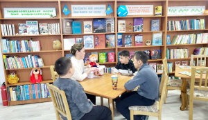 «Кітаптар ауруханасы немесе ұқыпсыз оқырман ауруын қалай емдеуге болады» кітапхана сабағы